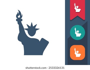 Statue Of Liberty Icon. Professional, pixel perfect icon. EPS 10 format.