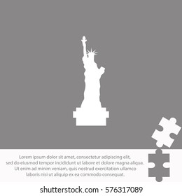 Statue Of Liberty  icon Vector design.