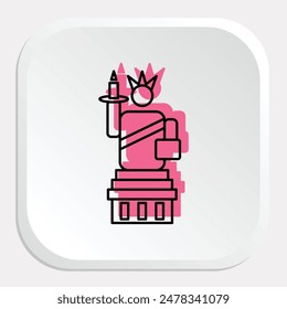 Statue of Liberty Icons: Symbolize Freedom and Liberty with Dynamic Graphics