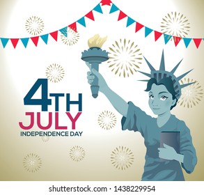 statue of liberty in Independence Day.
4th July
