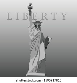 Statue of Liberty is landmark of New York, United State of America
