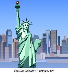 The Statue of Liberty in New York