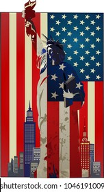 Statue of Liberty. New York and American symbol