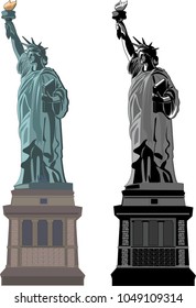 Statue of Liberty. New York and American symbol