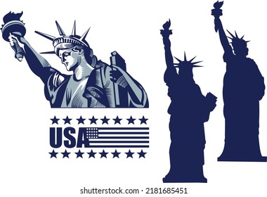Statue of Liberty. New York and American symbol