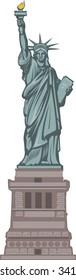 Statue of Liberty. New York and American symbol
