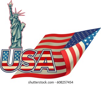 Statue of Liberty. New York and American symbol