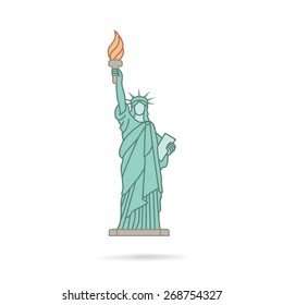 Statue of Liberty. New York landmark. American symbol