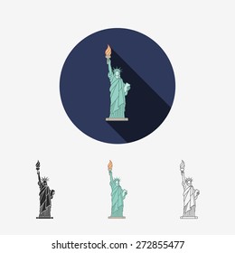 Statue of Liberty. New York landmark. American symbol