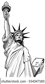 statue of liberty, NYC, USA symbol