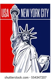 statue of liberty, NYC, USA symbol