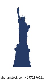 statue of liberty on background