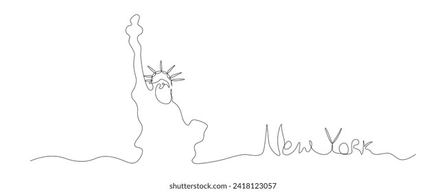 Statue of Liberty one line