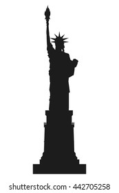 statue of liberty silhouette