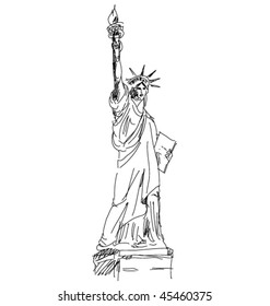 Statue Of Liberty (vector)