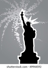  Statue of liberty Vector
