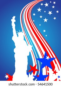 statue of liberty - vector