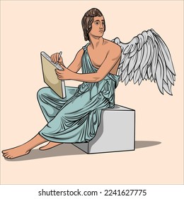 Statue der freiheitlichen Vektorkunst
