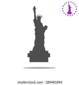 Statue Of Liberty vector icon