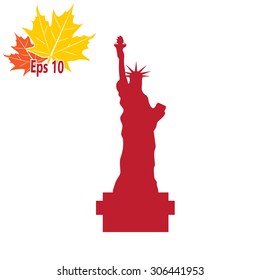 Statue Of Liberty vector icon