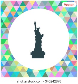 Statue Of Liberty vector icon