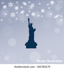 Statue Of Liberty vector icon