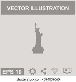 Statue Of Liberty vector icon