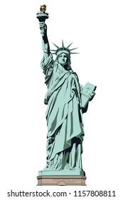 Statue of Liberty, vector illustration