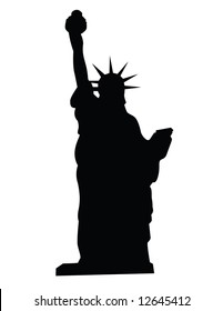 statue of liberty vector illustration