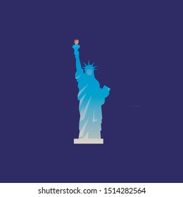 Statue of Liberty. Vector illustration