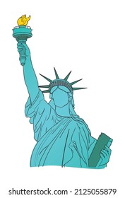Statue of Liberty vector illustration