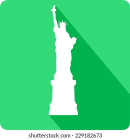 statue of liberty, vector illustration