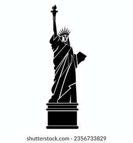 statue of liberty vector illustration