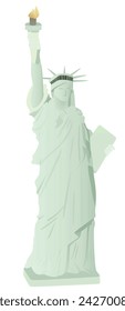 Statue of Liberty. vector illustration