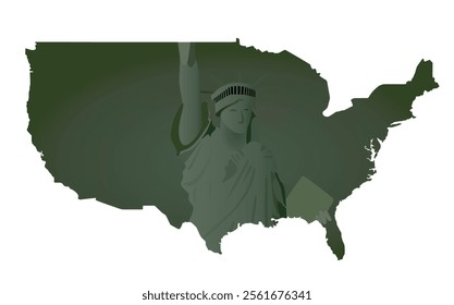 Statue of Liberty. vector illustration