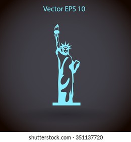 Statue of liberty vector illustration