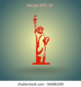 Statue of liberty vector illustration
