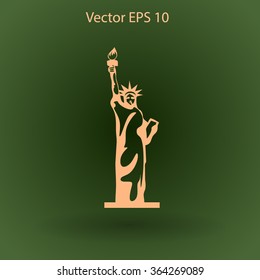 Statue of liberty vector illustration