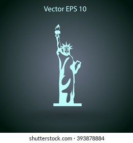Statue of liberty vector illustration