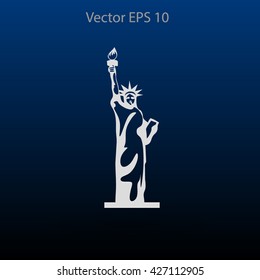 Statue of liberty vector illustration