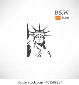 The Statue of Liberty. Vector Illustration