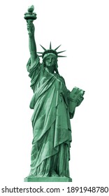 Statue Liberty  Vector illustration  Liberty enlightening the world  New York  United States America 