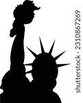  Statue of liberty Vector image or clipart