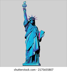 Statue of Liberty Vector, Image, Illustrations
