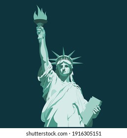 Statue Of Liberty Vector Sculpture   