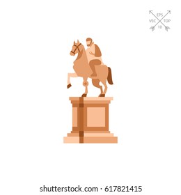 Statue of Marcus Aurelius on horse icon