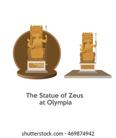 The Statue Of Zeus At Olympia