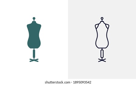Statues of clothes icon logo design vector template, Fashion icon concepts, Creative design