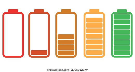 Icono de la barra de Estado. Ilustración vectorial del icono del teléfono de la barra de Estado. Conjunto de conjunto de Vector de icono de barra de Estado android. Conjunto de Vectores de icono de notificación de teléfono inteligente.
