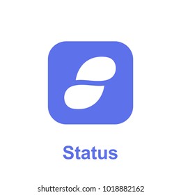Status Coin Cryptocurrency Sign
